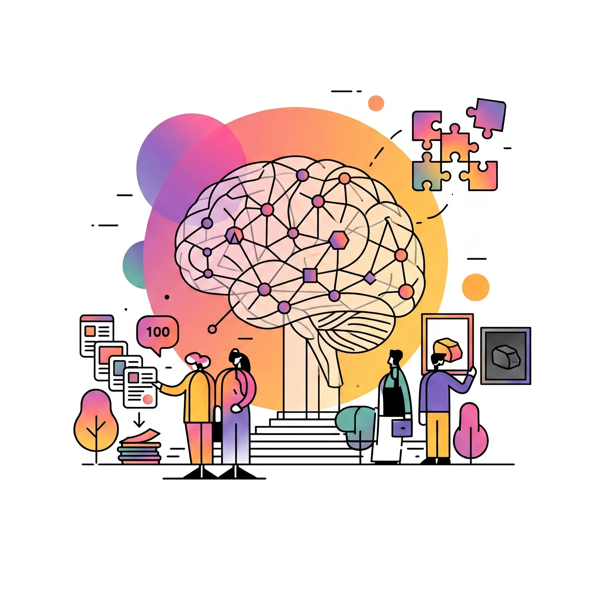 Représentation éditoriale du cerveau humain en cellule de crise, illustrant les biais cognitifs et les mécanismes collaboratifs de décision sous stress, schéma Twist Conseil pour la page signature biais cognitifs en gestion de crise
